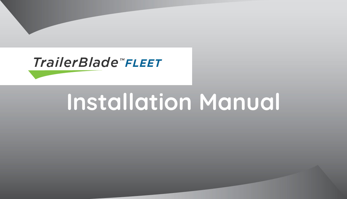 trailerblade fleet installation guide poster